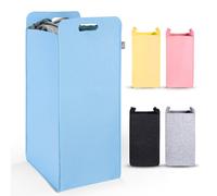 HENNEZ Cesta de Lavandería Recogedor de Lavandería Cofre de Lavandería 75L Fi...