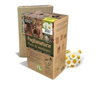 Heno de montaña Paglianatura, 700 g con manzanilla en dispensador, alimento Natural y aromaterapia para Conejos y roedores