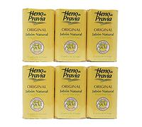 Heno De Pravia Jabón GRANDE 125 g. UNIDAD ORIGINAL (6 Jabones en total)