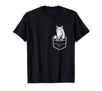 Heno Girl Funny Horse Pocket Country Western Farm Camiseta