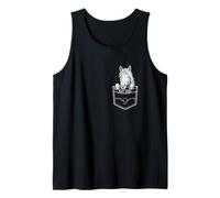 Heno Girl Funny Horse Pocket Country Western Farm Camiseta sin Mangas