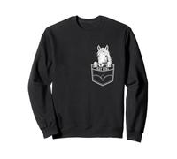 Heno Girl Funny Horse Pocket Country Western Farm Sudadera