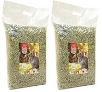 Heno Gourmet, 500 g, 100% Natural, Rico en Fibra, Ideal para Conejos, Cobayas y Hurones, Apoya la Digestión y Salud Dental (Paquete de 2)