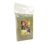 HENO Gourmet - Heno Natural para Conejos y Roedores, 1 kg, Rico en Fibra y Hierbas Naturales, Apoya la Salud Dental y Digestiva, Ideal para Cobayas, Chinchillas y Hurones
