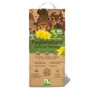 Heno Natural con Diente de león 1300 g Alimento Rico en Fibra para Conejos, roedores y Animales pequeños