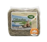 Heno para conejos, hámsteres y otros animales pequeños con hierbas aromáticas (zanahoria, 1 x 500 g)