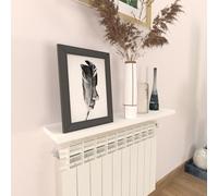 Henor Balda Pared 90x20x2.5 cm. Estante Pared Madera Herraje Totalmente Oculto Carga Soporta hasta 25Kg Blanco