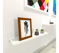Henor Balda Pared 95x20x2.5 cm. Estante Pared Madera Herraje Totalmente Oculto Carga Soporta hasta 25Kg Blanco