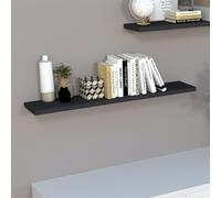Henor Balda Pared Estante Pared Madera. 100x15x3 cm. Ajustable en Horizontal. Vertical e Inclinación. Soporta hasta 30kg Color Grafito