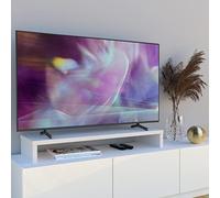 Henor Elevador TV de Madera FSC® 110 x 35 x 15 cm Soporta 60 Kg. Blanco.