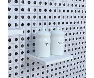 Henor Estante Pared Balda Pared Madera 30 x 25 x 2.5 cm Herraje Oculto Ajustable Horizontal Vertical e inclinación Soporta hasta 20Kg Blanco