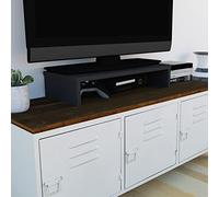 Henor Soporte Monitor Madera FSC® Elevador TV 62 x 26.5 x 12 cm Soporta 50 Kg. Grafito