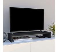 Henor Soporte Monitor Elevador TV de Madera FSC® 82 x 26.5 x 12 cm Soporta 50 Kg. Grafito