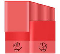 Henoyso 72 carpetas de la escuela a casa con bolsillo de plástico resistente con bolsillo frontal transparente, carpetas para llevar a casa, para estudiantes, padres, profesores, comunicación (rojo)