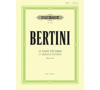 Henri bertini : 25 etudes faciles - 25 easy studies - opus 100 - piano (Edition Peters)