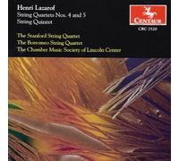 Henri Lazarof - String Quartets Nos. 4 & 5 [Import]