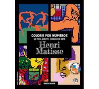 Henri Matisse • Colorir por Números • 60 Pixel Quests, Coleção de Arte (Edição Black): Livro de colorir para adultos com as obras mais famosas de ... criativo, foco e atenção plena #DuduQuests