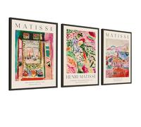Henri Matisse - Juego de impresiones artísticas, decoración moderna y vibrante para sala de estar, dormitorio y oficina, varios tamaños