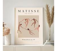 Henri Matisse Obra abstracta La danza Pintura Museo Póster Arte de la pared Impresión en lienzo Imágenes Decoración moderna del hogar 70x100cm Sin marco