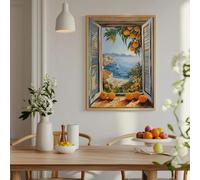 Henri Matisse - Pintura en lienzo con paisaje romántico al aire libre, estilo fauvismo, póster para pared de primavera, decoración del hogar (60 x 90 cm)