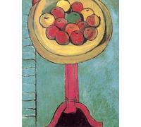 Henri Matisse Póster Impresiones en color Cuadro abstracto de arte de pared《Manzanas sobre una mesa》Henri Matisse Naturaleza muerta Pintura en lienzo para decoración del hogar 30x50cm Sin marco