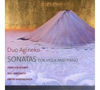 Henri Vieuxtemps Duo Agineko: Sonatas for Viola and Piano (CD) (Importación USA)