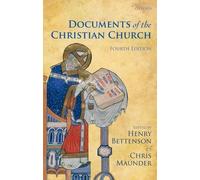 Henry Bettenson Documents of the Christian Church (Tapa blanda)