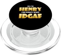 Henry Costume Idgaf Funny Meme Halloween Costume For Henrys PopSockets PopGrip para MagSafe