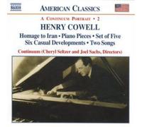Henry Cowell Continuum Portrait, a 2 (Sachs, Seltzer, Con (CD) (Importación USA)