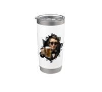 Henry David Thoreau Vaso térmico de acero inoxidable de doble pared