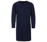 Henry Terre Camisón para hombre, manga 1/1, camiseta de pijama, talla M-3XL, azul marino, M