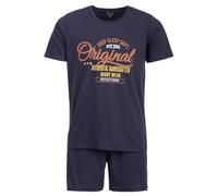 Henry Terre Conjunto de pijama corto para hombre (2 piezas, algodón M-5XL), antracita, L