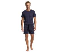 Henry Terre Conjunto de pijama corto para hombre Paul Pijama corto M-5XL Algodón Pantalones Cortos y Camiseta de Manga Corta Diseño Deportivo Pijama de Verano, antracita, M