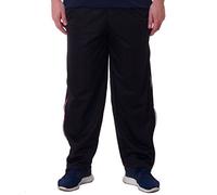Henry Terre Pantalón con cremallera de dos sentidos, pantalón para Rehabilitación negro L