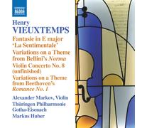 Henry Vieuxtemps – Fantaisie 'La Sentimentale' – Variaciones sobre un tema de Norma de Bellini – CD