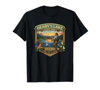Henry's Lake State Park Idaho - Recuerdo de Pesca con Mosca Camiseta