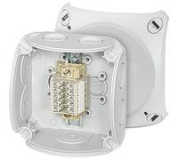 62000172 Carcasa: Caja de conexiones IP66 con terminales gris ENYCASE® HENSEL