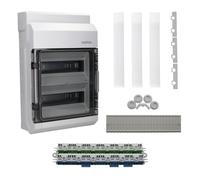 Hensel KV2524 - Caja de fusibles KV (2 filas, 24TE, IP54)