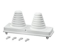 Hensel MI FP 72 Brida de fijación con prensaestopas 2x30-72mm - Mi FP 72