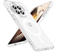 Hensinple Funda magnética para OnePlus 13 [Compatible con MagSafe] translúcida a Prueba de Golpes, Ajuste Delgado, Grado Militar, protección a Prueba de caídas, antihuellas, para OnePlus 13 5G 2025