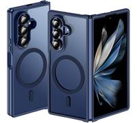 Hensinple Funda magnética para Samsung Galaxy Z Fold 7, Funda Z Fold 7 [Compatible con MagSafe] Transparente, Ajuste Delgado, a Prueba de Golpes, policarbonato Duro, Protector Resistente y