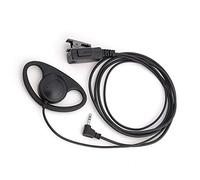 Hensych Kit Earloop Auricular con Micrófono PTT para 1 Pin Motorola Walkie Talkie TLKR T6 T7 T8 y Cobra MT200 MT600 MT800 MT975