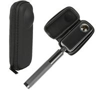 Hensych Mini Viaje portátil de Piel sintética Funda de Transporte para Insta360 One X/X2, Bolsa de Almacenamiento Protectora Impermeable para Insta360 One X/X2 Accesorios de cámara