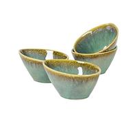Henten Home Cuencos para cereales, ensaladeras, cuencos para pasta de gres, juego de 4 cuencos, cuenco de postre, cuenco para aperitivos, cuenco para helado, tazón 600ml
