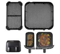 Henxing - Protector antisalpicaduras de silicona para Philips Airfryer 3000 Dual Basket, Henxing 2 piezas accesorios para Philips Steam Airfryer 5000 Series Dual Basket, protección contra salpicaduras