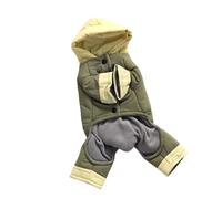 HENYGEN Abrigo cálido de cuatro patas para perro, para actividades al aire libre, abrigo cálido a prueba de viento, ropa de moda para chihuahuas, chaquetas de cuatro patas