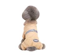 HENYGEN Abrigo cálido para perros pequeños, ropa de invierno para perros bichón, abrigo de cuatro patas, chaquetas acolchadas para actividades al aire libre, chaquetas cálidas para mascotas