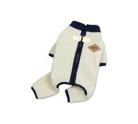 HENYGEN Abrigo de invierno aislado para perro, forro polar suave, overol de 4 patas con gancho para correa para razas pequeñas, cachorros, aventuras al aire libre, ropa cálida para perros para razas