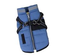 HENYGEN Abrigo de invierno cálido para perros para clima frío para mascotas, chaquetas gruesas, monos resistentes al viento con gancho para correa, ropa cálida para mascotas