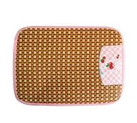 HENYGEN Alfombrilla de refrigeración para perros, almohadillas suaves de ratán natural, sofá tumbona, colchón para mascotas para siestas para jaulas, cama pequeña, mediana y grande, almohadillas para